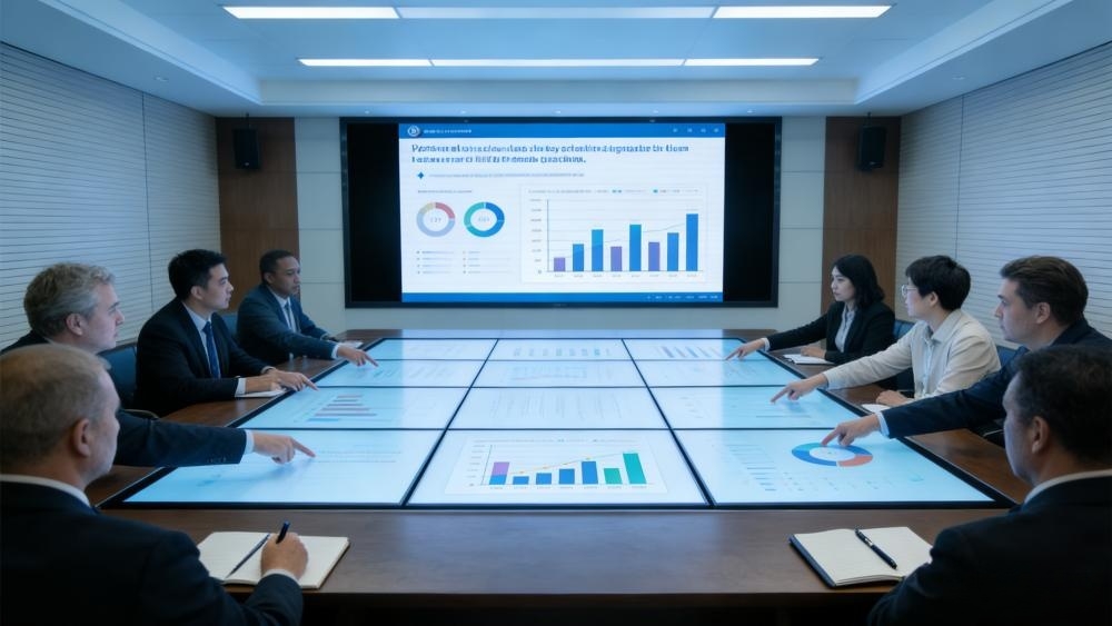 Indoor P1.2 full-color LED display screen for conference applications