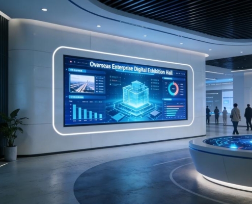 Indoor P1.5 LED full-color display enterprise digital exhibition hall