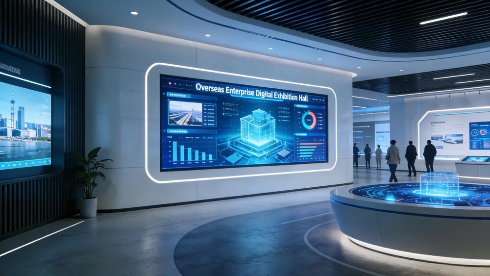 Indoor P1.5 LED full-color display enterprise digital exhibition hall